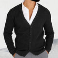 Cardigan damski z V-dekoltem i zapięciem na guziki - 1 - Livia-Moda