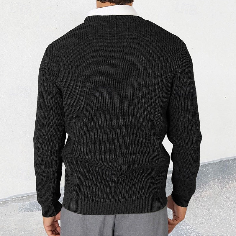 Cardigan damski z V-dekoltem i zapięciem na guziki - 3 - Livia-Moda