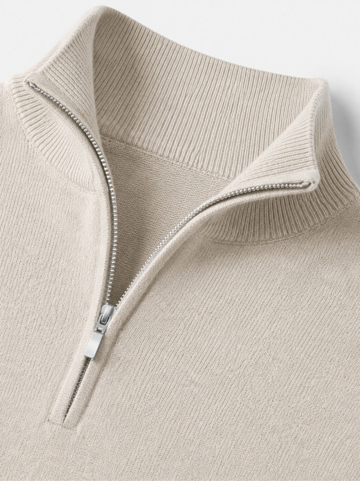 Pullover męski z półzamkiem i klasycznym krojem - 7 - Livia-Moda