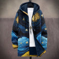 Hoodie damski z graficznym wzorem w stylu Van Gogha - 1 - Livia-Moda