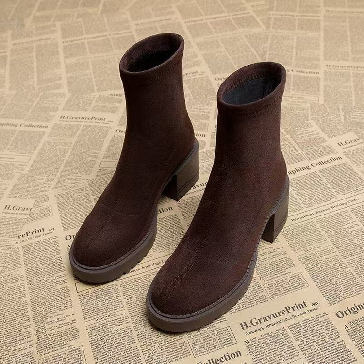 Stiefeletty Damskie Low-Top z Wycięciem - 5 - Livia-Moda
