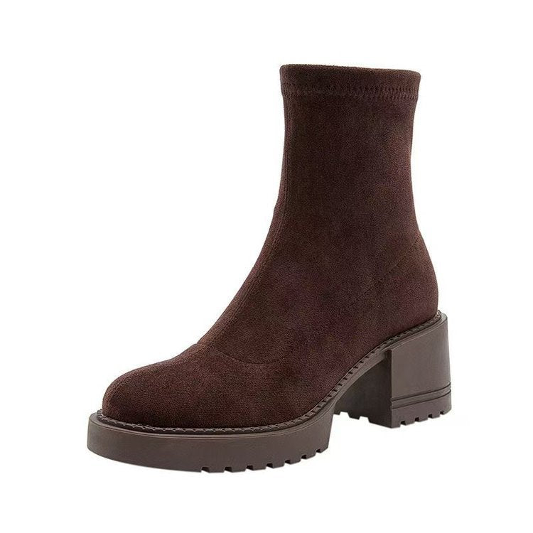 Stiefeletty Damskie Low-Top z Wycięciem - 7 - Livia-Moda