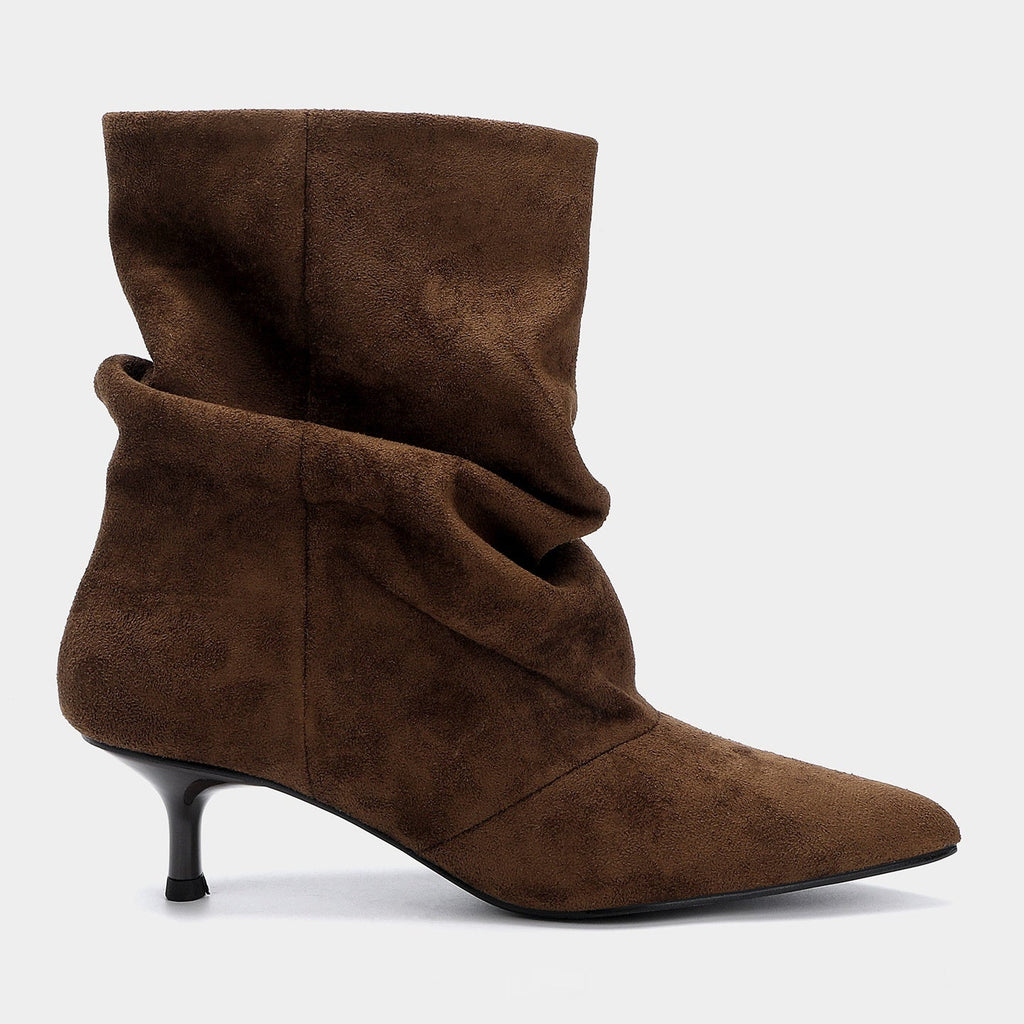 Botki Damskie Slouchy z Czubkiem - 1 - Livia-Moda