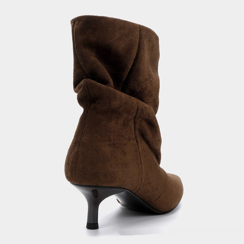 Botki Damskie Slouchy z Czubkiem - 4 - Livia-Moda