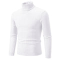 Pullover Męski Slim Fit z wysokim kołnierzem - 6 - Livia-Moda