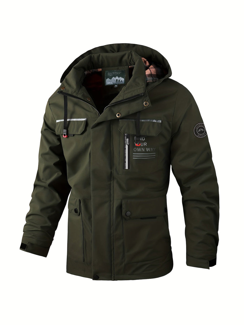 Kurtka Męska Slim Fit z Wieloma Kieszeniami - 7 - Livia-Moda