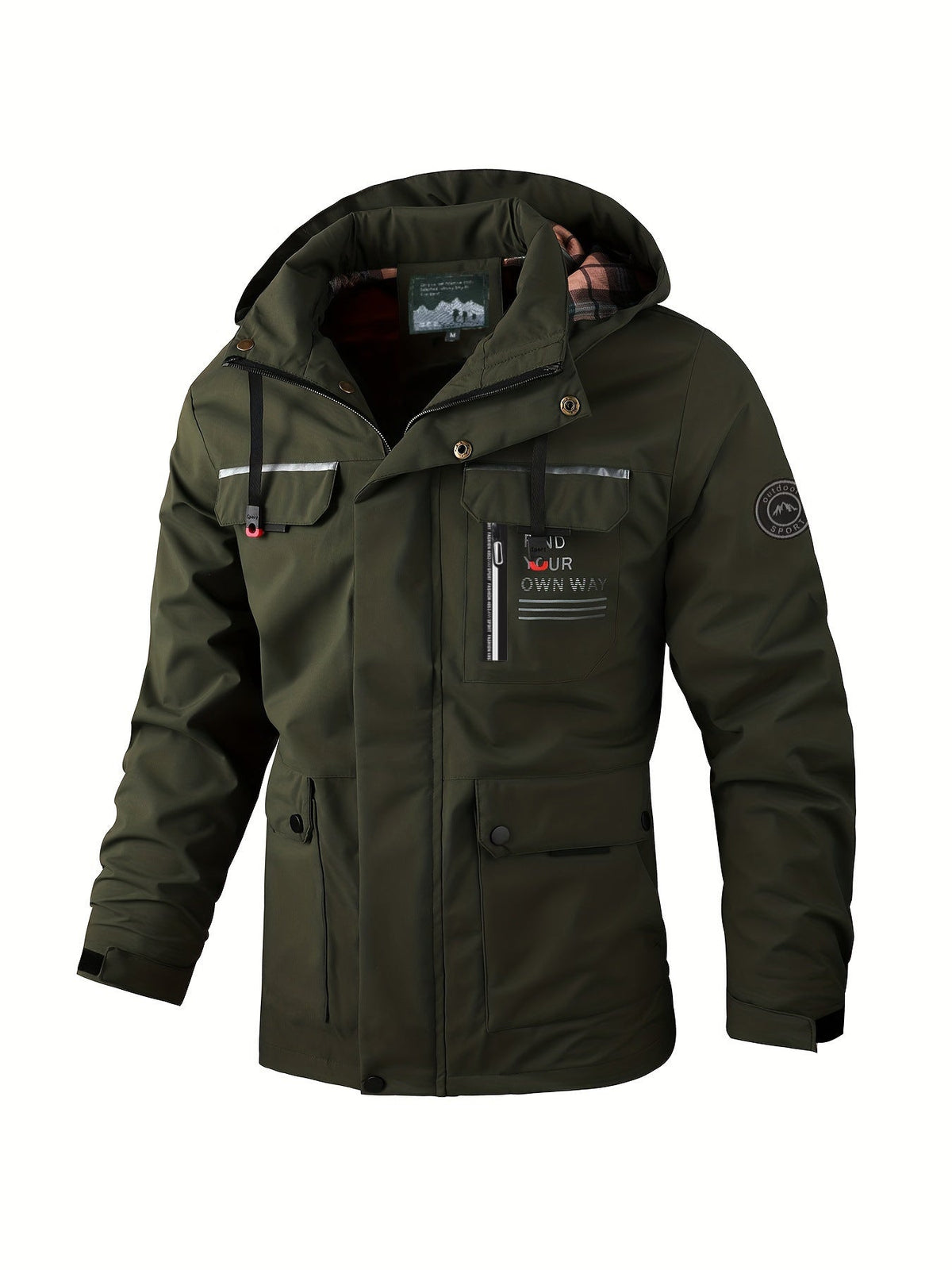 Kurtka Męska Slim Fit z Wieloma Kieszeniami - 7 - Livia-Moda