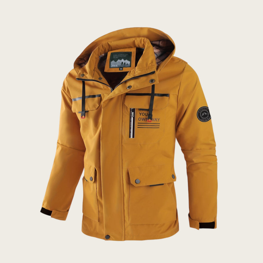 Kurtka Męska Slim Fit z Wieloma Kieszeniami - 8 - Livia-Moda