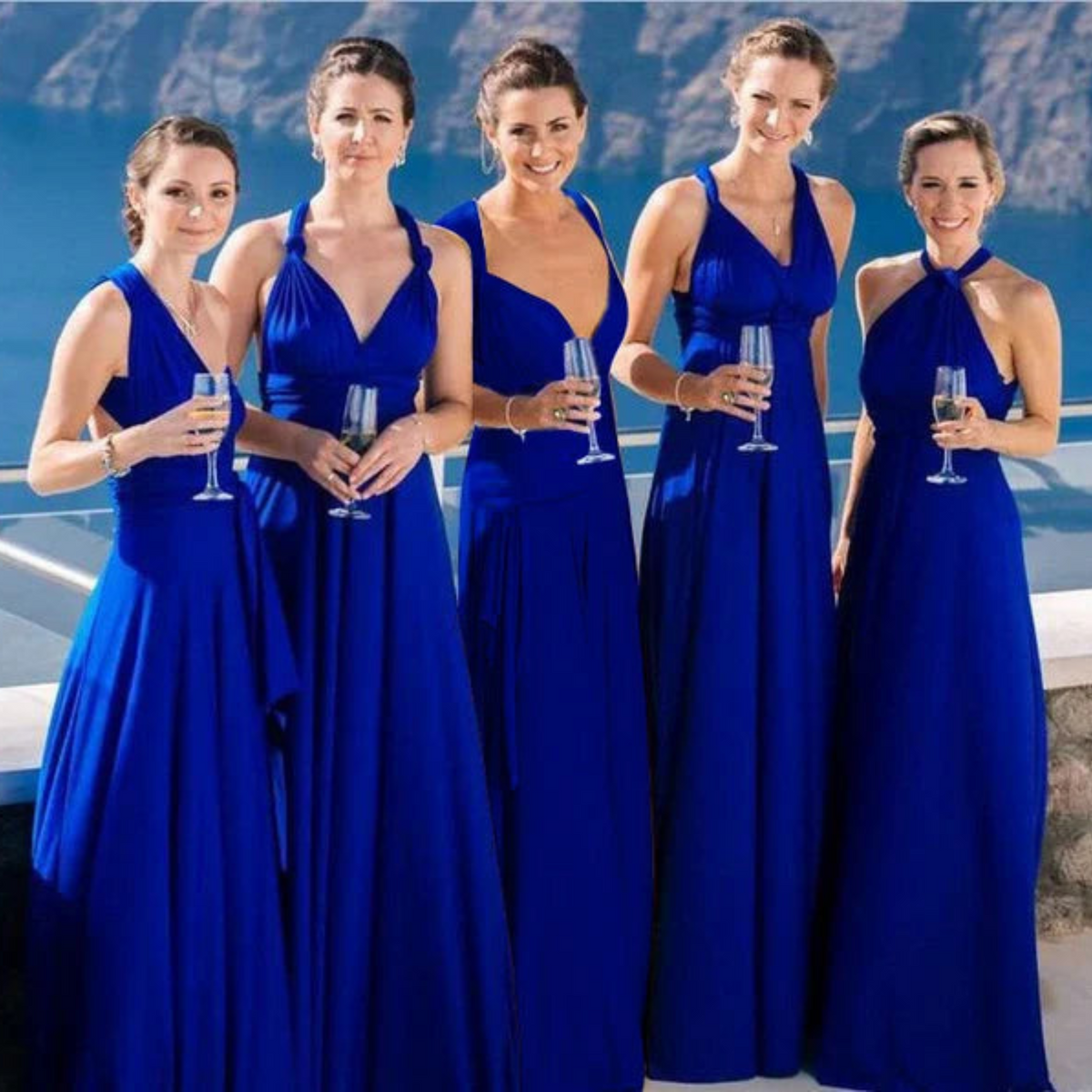 Valeria – Elegancka lniana sukienka multistylowa