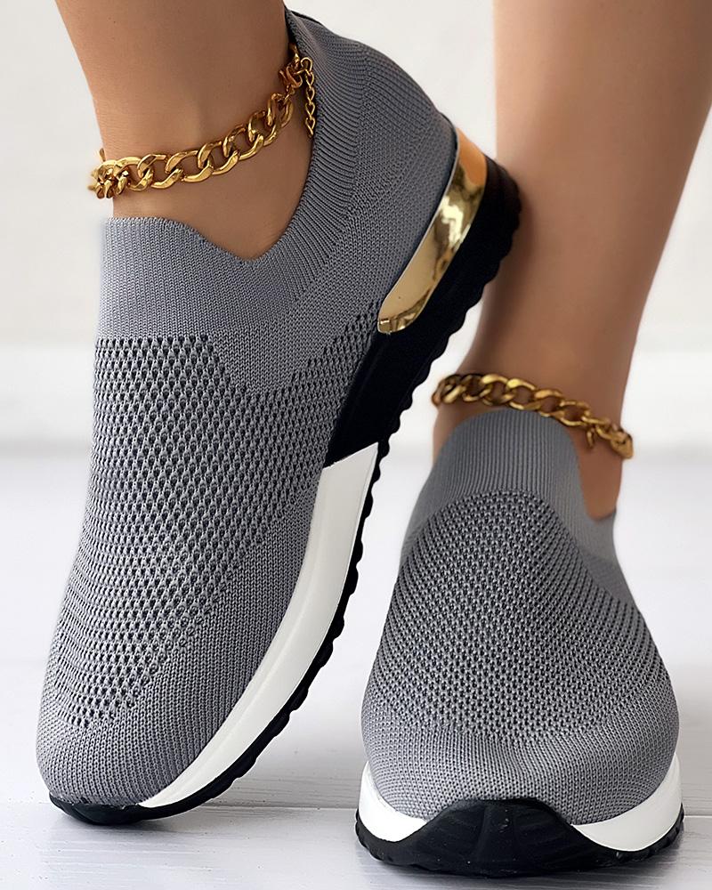 Karolina – Stylowe Sneakersy Damskie z Elastyczną Cholewką