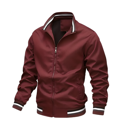 Niklas – Stylowa Kurtka Męska z Zamkiem i Sportowym Wykończeniem