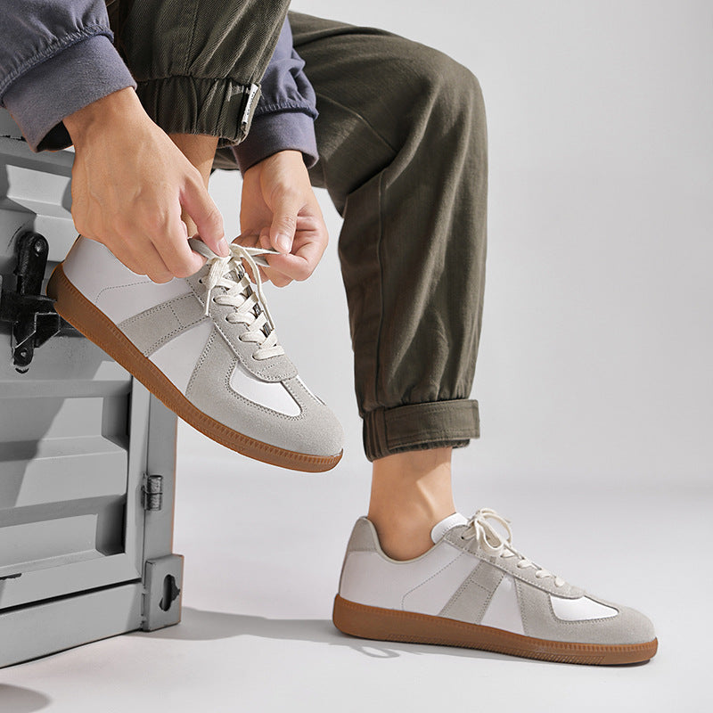 Paweł – Casualowe Męskie Sneakersy z Miękką, Grubą Podeszwą