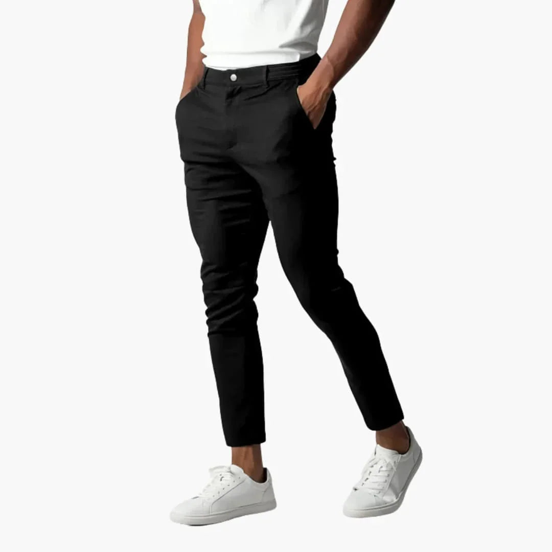 Adrian – Eleganckie Męskie Spodnie Slim Fit do Codziennego Stylu