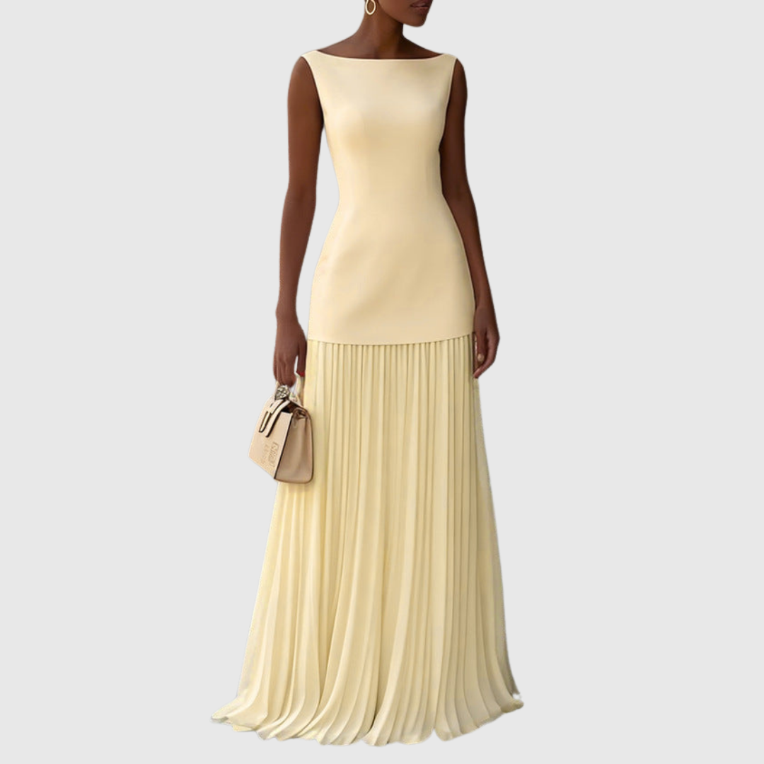 Julia – Elegant Pleated Evening Dress for Women - Image 5