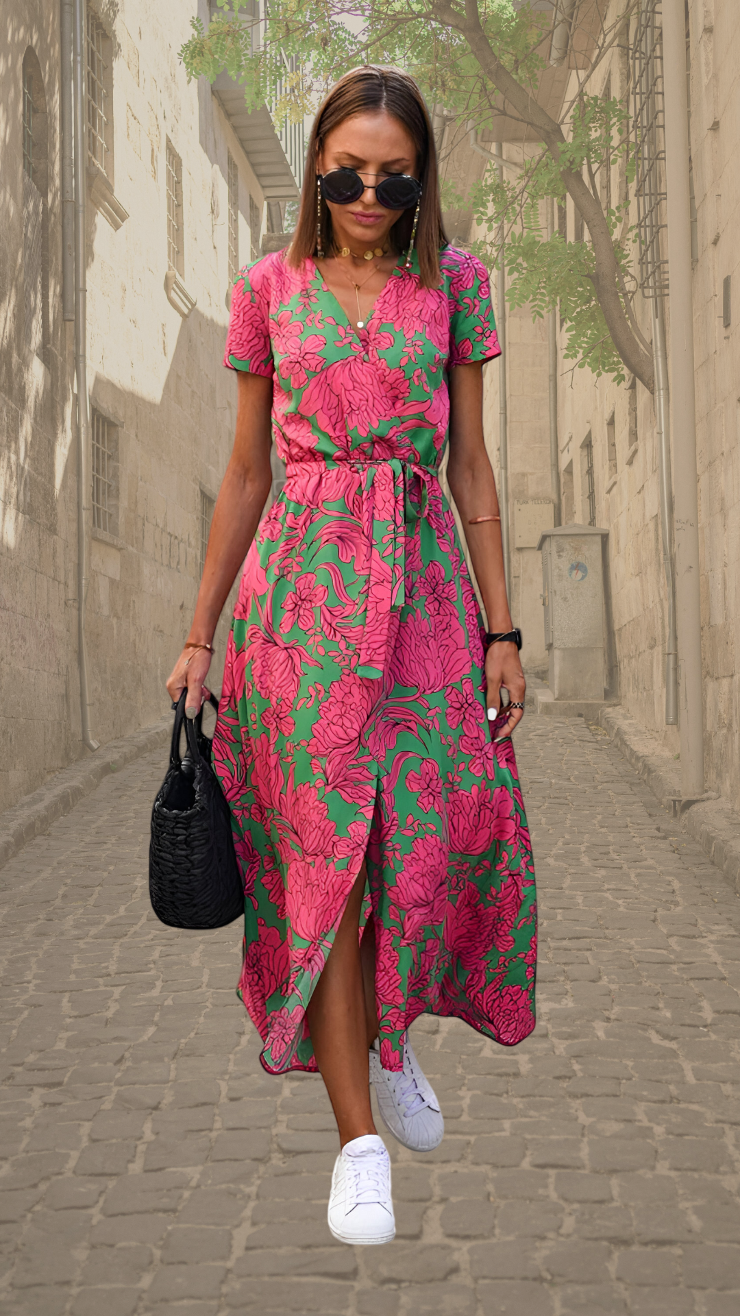 Alina – Floral Wrap Dress - Image 9