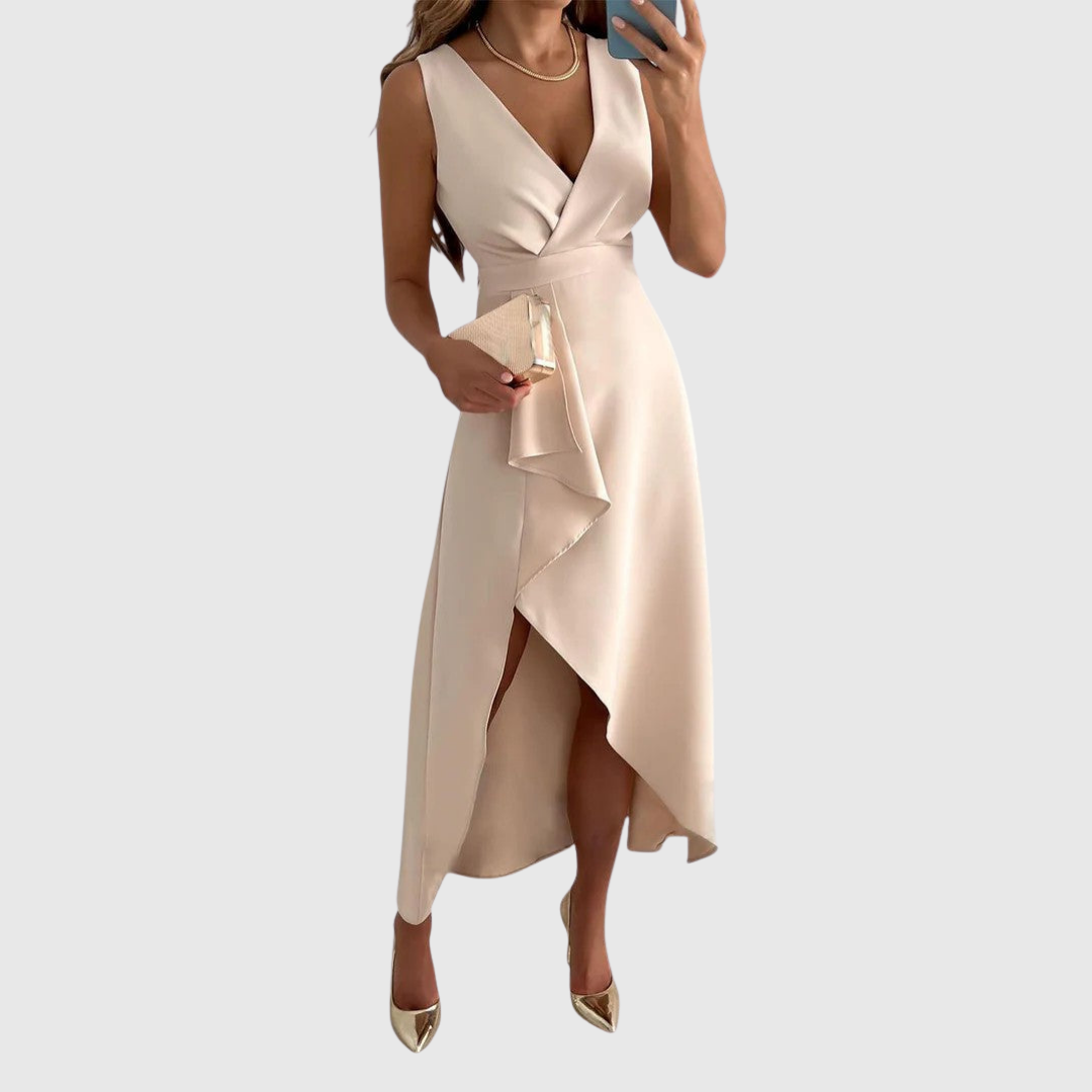 Antonia– Elegant Midi Dress for Women - Image 1