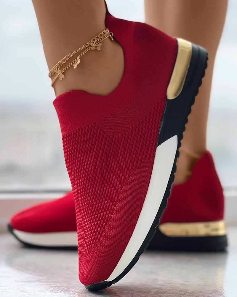 Karolina – Stylowe Sneakersy Damskie z Elastyczną Cholewką