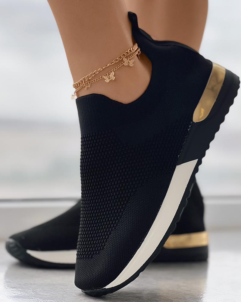 Karolina – Stylowe Sneakersy Damskie z Elastyczną Cholewką