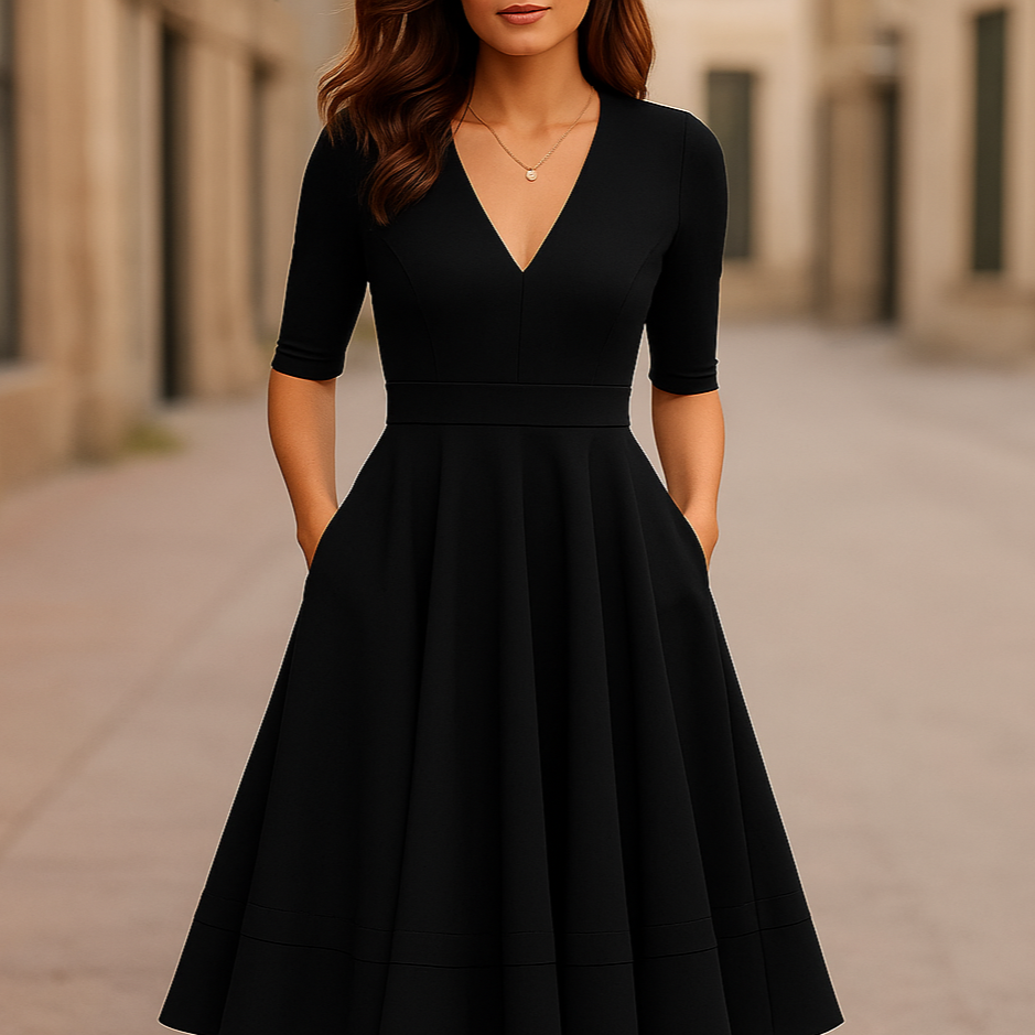 Johanna – Elegant A-line Dress for Women - Image 5