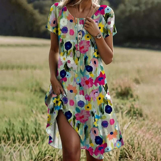 Ines – Floral Summer Dress - Image 1