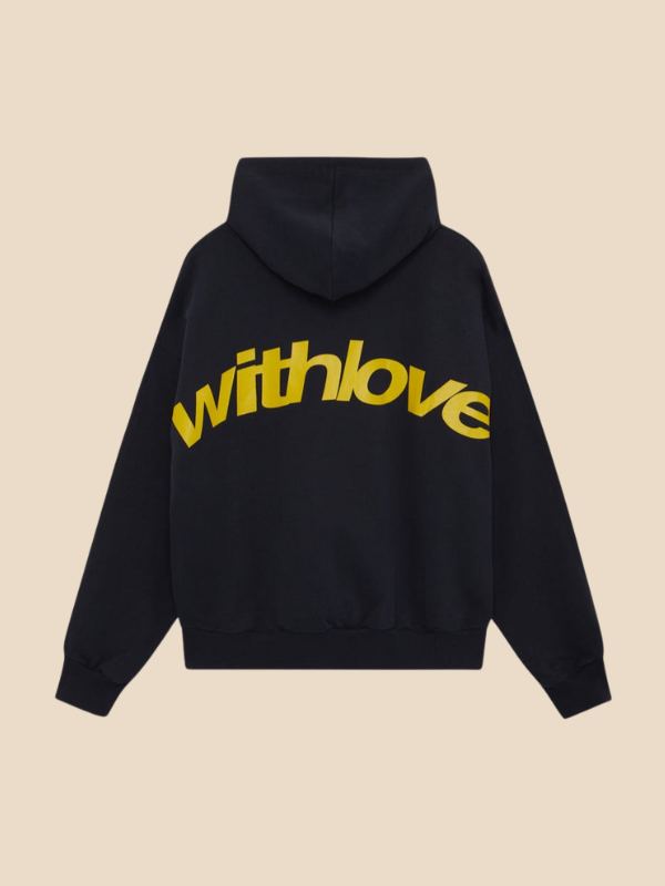 Lena – Bluza z Kapturem Oversize z Napisem na Plecach