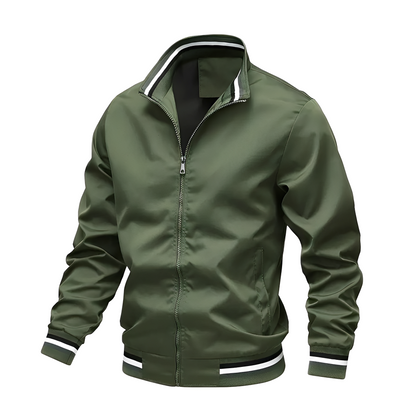 Niklas – Stylowa Kurtka Męska z Zamkiem i Sportowym Wykończeniem