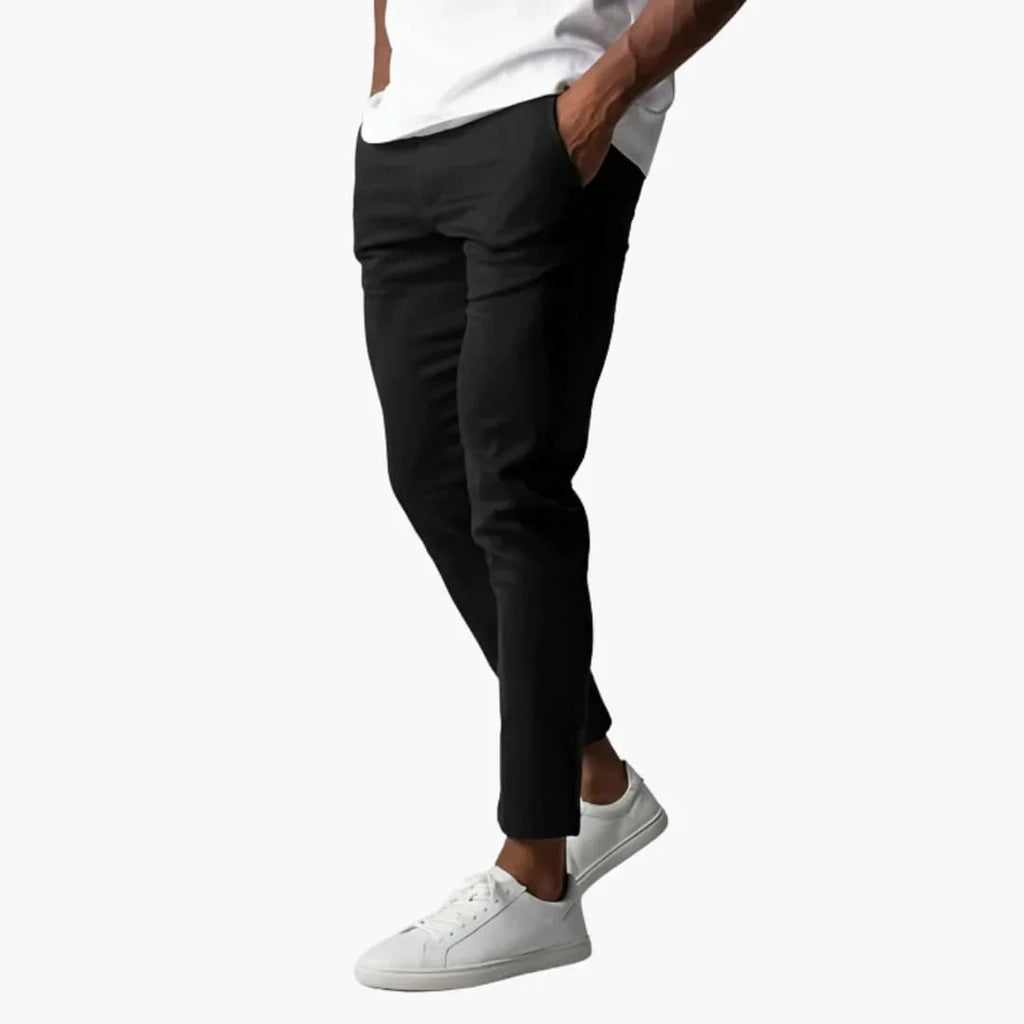 Adrian – Eleganckie Męskie Spodnie Slim Fit do Codziennego Stylu