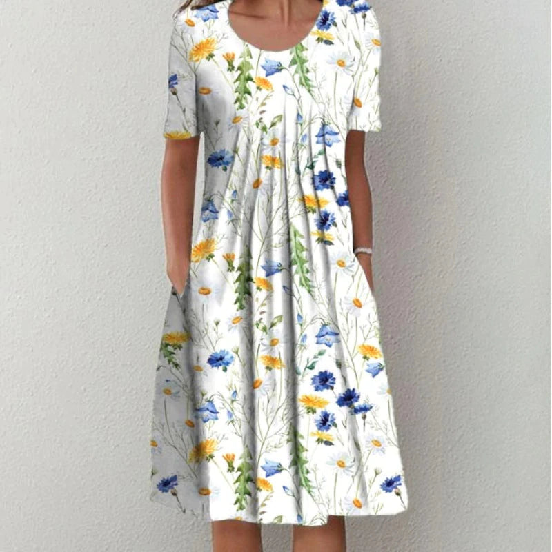 Ella – Floral A-Line Dress - Image 4