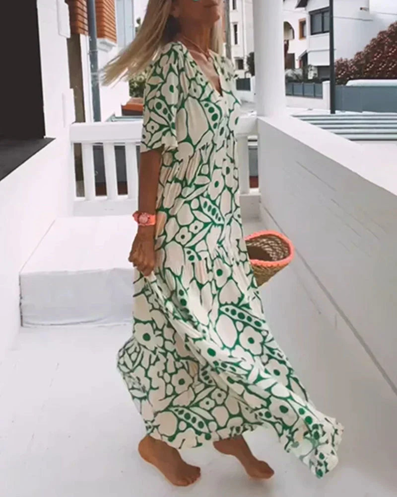 Karin – Women Floral Print Maxi Dress - Image 6
