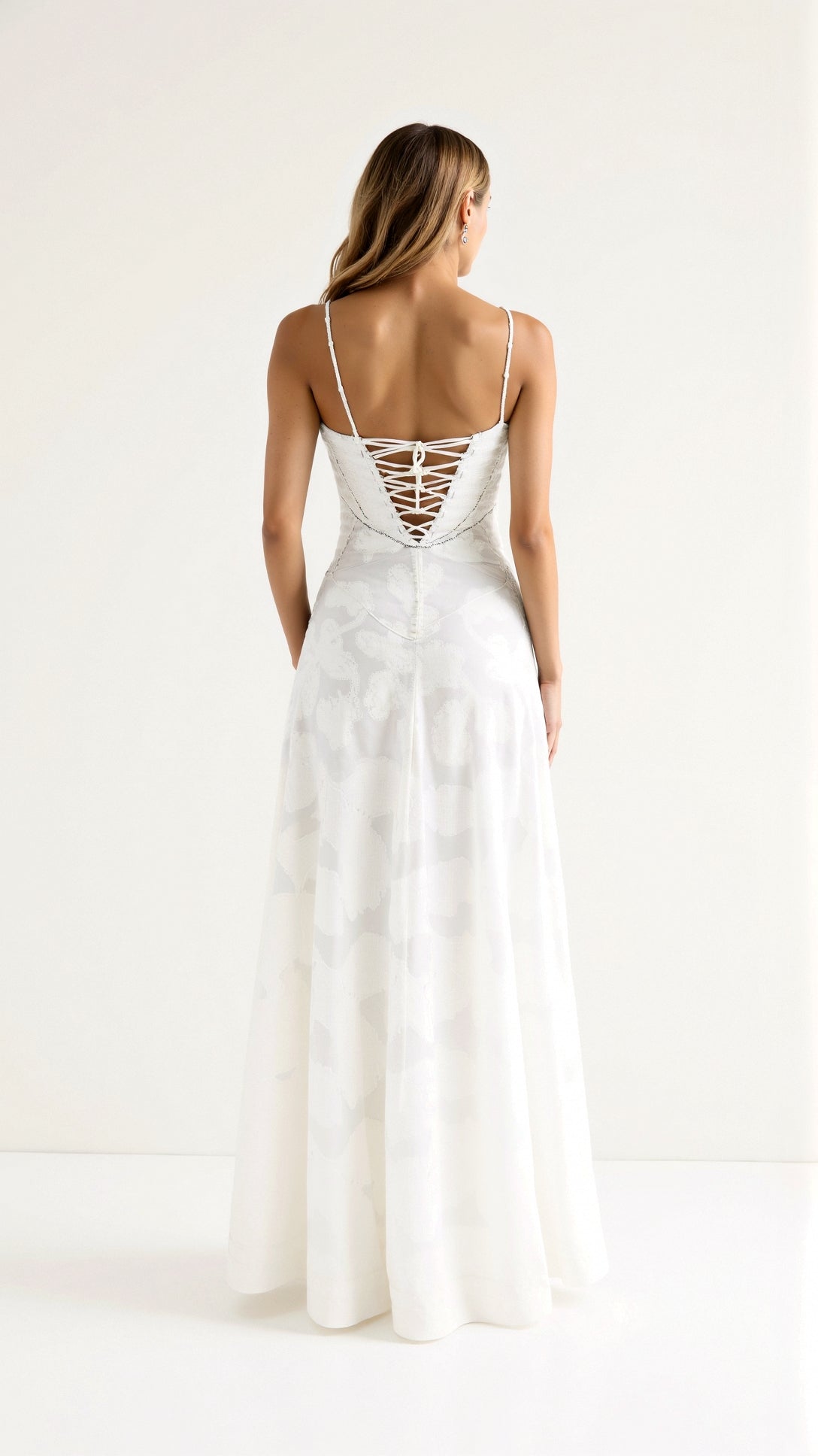 Antonia – Women Floral Print Wedding Guest Dress - Image 2
