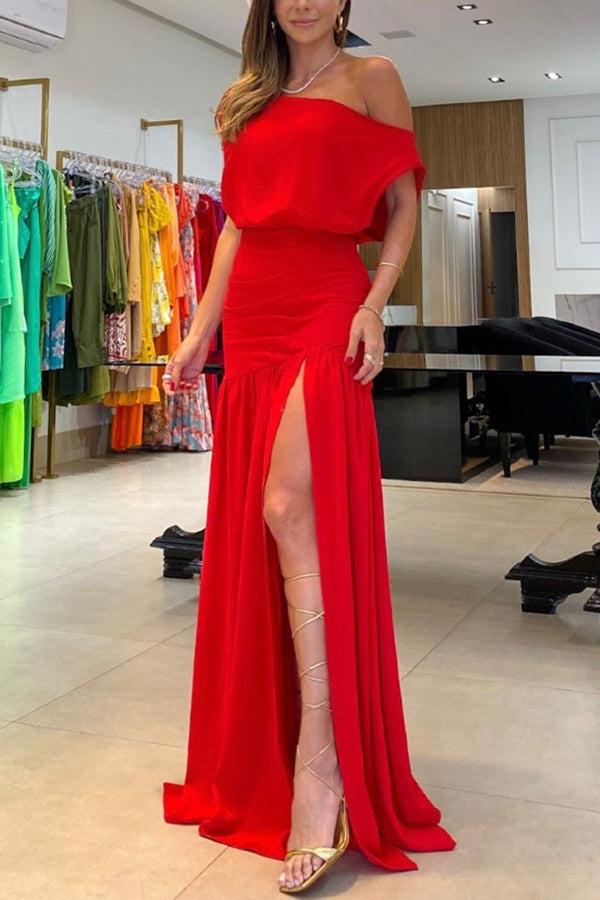 Christina – Women Off-Shoulder Evening Dress - Image 11