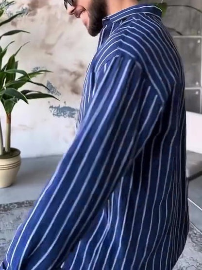 Liam – Stylish Striped Shirt for Men - Image 2