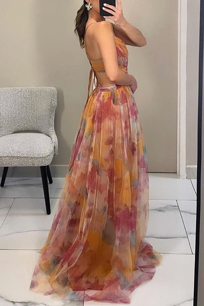 Nicole – Women Elegant Pleated Maxi Dress - Image 8