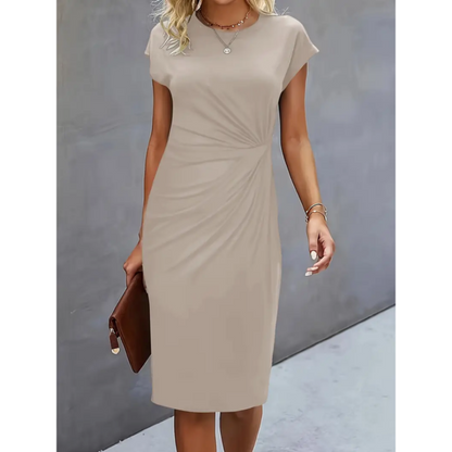 Isabel – Short-sleeved formal dress for women  - Image 3