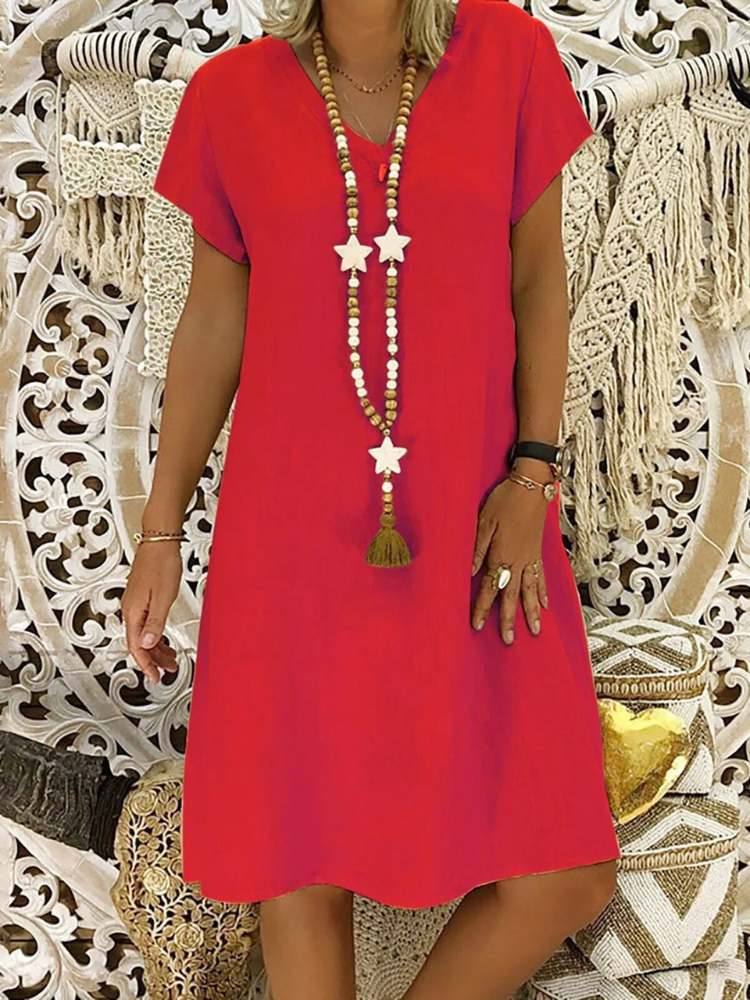 Lucía – Swobodna i Wygodna Sukienka Damska