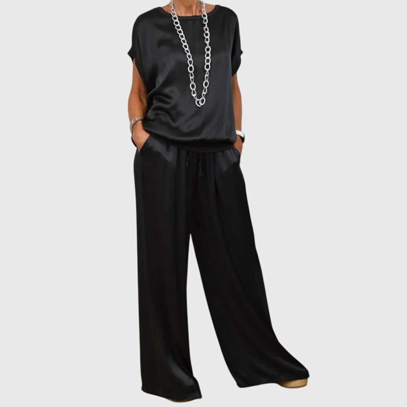 Carina – Women Satin Luxe Lounge Set - Image 14