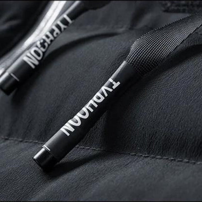 Kamil – Pikowana Bezrękawnikowa Kamizelka Męska z Kapturem