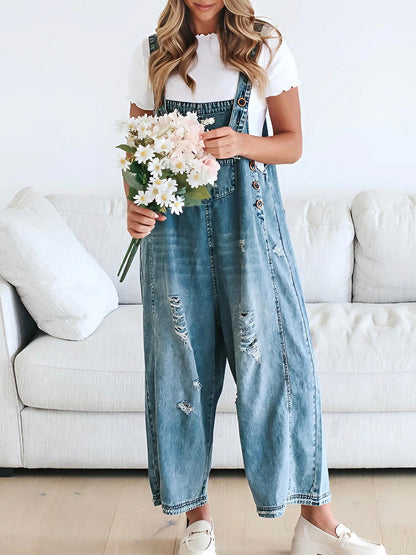 Erika – Loose-fitting denim Jumpsuit - Image 3