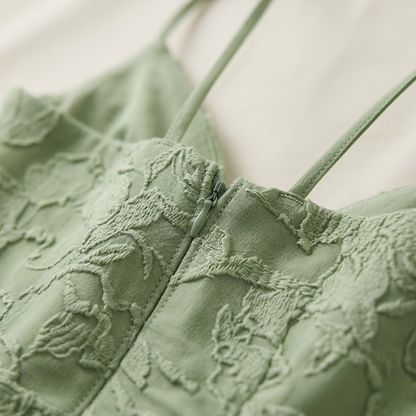 Annika – Elegant Spaghetti Strap A Line Dress for Women - Image 3