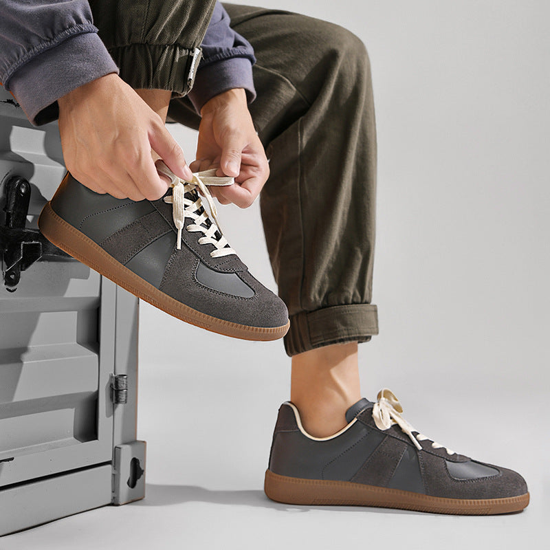 Paweł – Casualowe Męskie Sneakersy z Miękką, Grubą Podeszwą