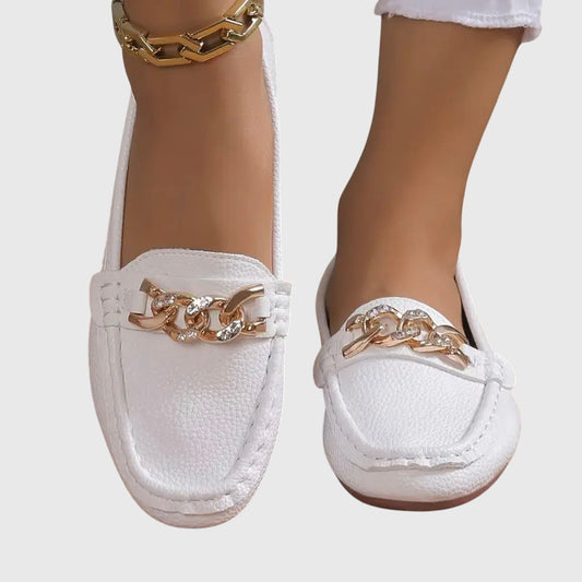 Anja – Women Stylish Chain Detail Shoes - Image 1