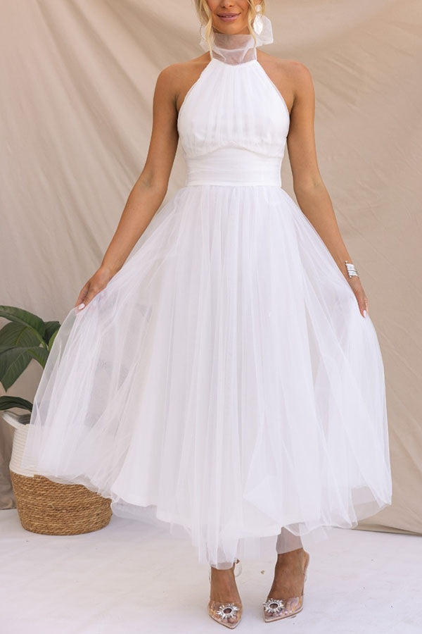 Theresa – Women Elegant Halter Neck Dress - Image 23