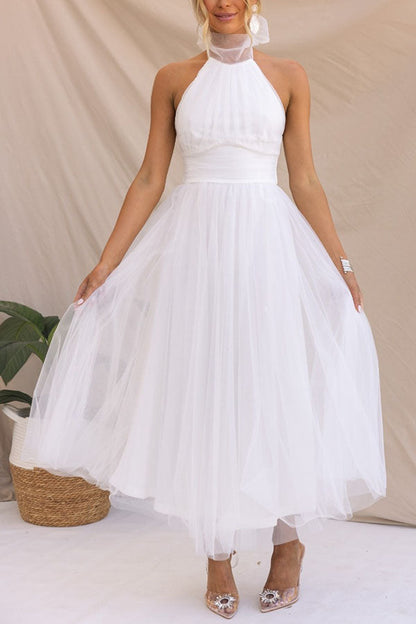 Theresa – Women Elegant Halter Neck Dress - Image 23