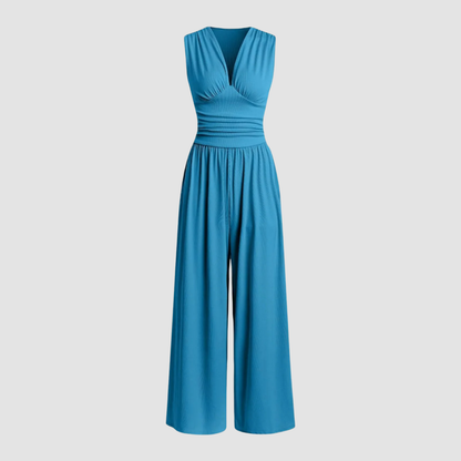 Marie – Women Stretch Comfort Wide-Leg Jumpsuit - Image 7