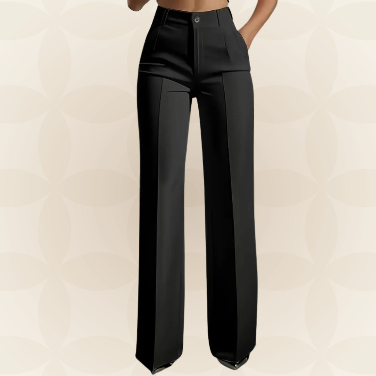 Karin – Elegant Wide-Leg Trousers - Image 1