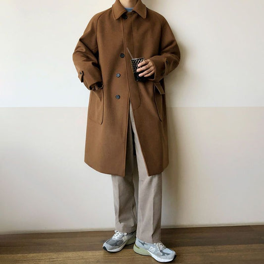 Dorian – Męski płaszcz wełniany oversize