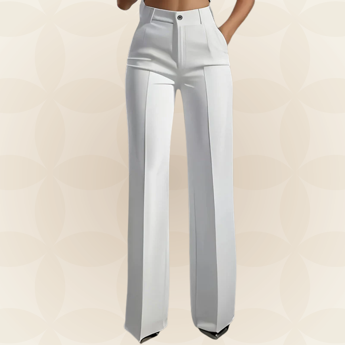 Karin – Elegant Wide-Leg Trousers - Image 3