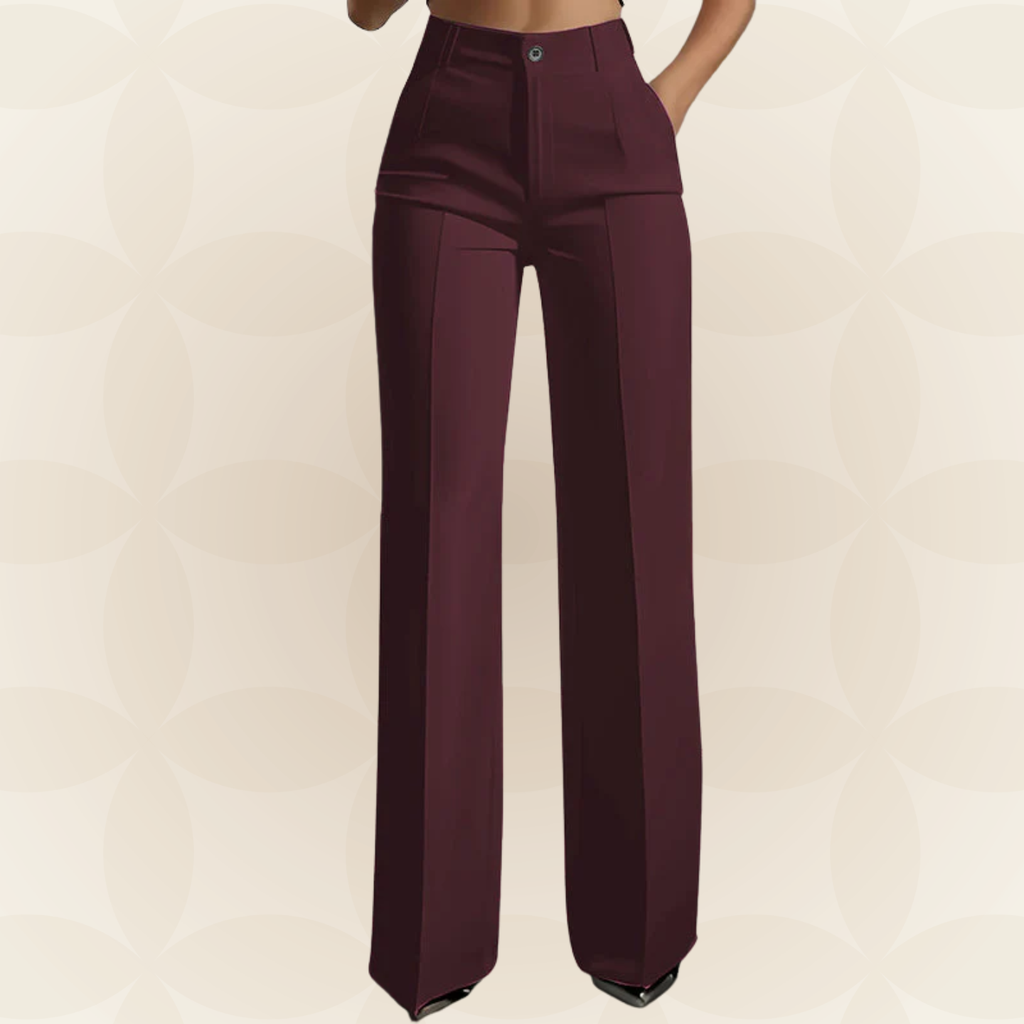 Karin – Elegant Wide-Leg Trousers - Image 4