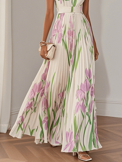 Lieselotte – Women Floral Print Maxi Dress - Image 7
