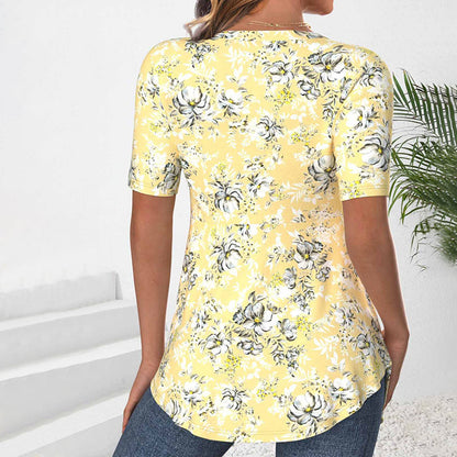 Verena – Floral Summer Blouse - Image 3